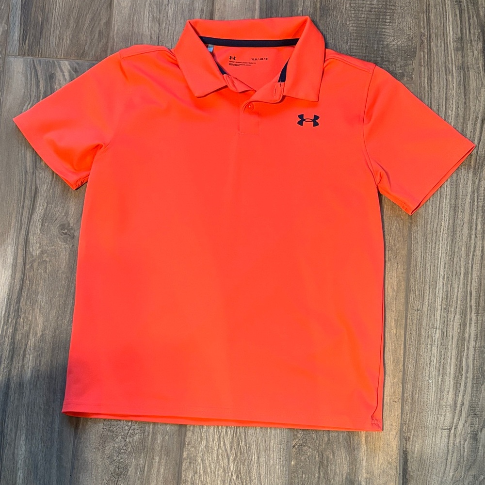 Under Armour Vibrant Orange Polo Shirt